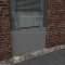 Flood barrier mounted into door frame