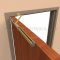 Glynn Johnson 450 Series Door Holder with Powder Coat Brass Finish