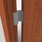 Hager 1267  Full Mortised, Swing Clear, Steel Hinge on a Wooden Door