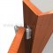 Hager 1303, Full Surface, Double Action Spring Hinge on a Wooden Door