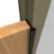Ives 224XY Door Application (Black Aluminum)