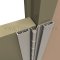 Markar FS321 Stainless Steel Hinge Applied on Door