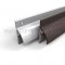 NGP 1015V Door Sweep, 1.1875" Aluminum Casing with Rain Drip and .3125" Vinyl Seal