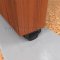 NGP 112N Door Shoe Sweep, Aluminum Track with a .75" Neoprene Seal in DKB Finish