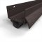NGP 119N Door Shoe Sweep, U Shaped Aluminum Casing with Rain Drip and .75" Neoprene Seal in DKB Finish