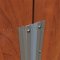 NGP 125N Stainless Steel Meeting Stile applied to double door