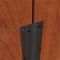 NGP 125N Meeting Stile in DKB Finish applied to double door