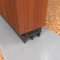 NGP 12T Door Shoe Sweep in DKB Finish applied to bottom of door