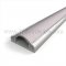 NGP 12V Door Shoe Sweep, Aluminum Casing with .5" Vinyl Seal in Anodized Aluminum Finish