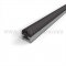 NGP 136N Meeting Stile, Mortised Aluminum Track with .25" NGP-TPV Bulb Seal in MIL Finish