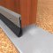 NGP 2014R Door Sweep, 1.062" Aluminum Casing with 1" Reinforced Neoprene Bulb Seal in Anodized Aluminum Finish applied to bottom of door