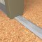 NGP 211 Utility Threshold in MIL Finish applied to floor of door entrance