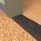 NGP 425 Utility Thresholds in DKB Finish applied to floor of door entrance
