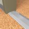 NGP 426 Utility Threshold in MIL Finish applied to floor of door entrance