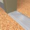 NGP 613 Utility Threshold in MIL Finish applied to floor of door entrance