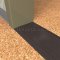 NGP 813 Utility Threshold in DKB Finish applied to floor of door entrance