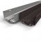 NGP 816 Door Shoe Sweeps , U Shaped Aluminum Casing with Thermal Break, .5" Vinyl Seal
