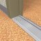 Application Image of NGP 8436 Latching Panic Exit Threshold with Thermal Break and Vinyl Seal in Mill Finish