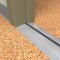 NGP 896 Latching Panic Exit Threshold in MIL Finish with NGP-TPV Seal applied to floor of door entrance