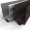 NGP 99N Door Shoe Sweep, U Shaped Aluminum with 2.75" Kickplate and .75" Neoprene Seal