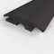 Pemko #EV2325 Carpet Divider, 2.75" Vinyl for Carpet to Tile, .72" Height, 36" Length, Black Finish - QuickShip