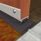 Pemko #EV2325 Carpet Divider, 2.75" Vinyl for Carpet to Tile, .72" Height, 36" Length, Black Finish - QuickShip