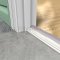 Pemko Adjustable Vinyl Top Threshold with Gray Vinyl Insert on Interior Door
