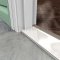 Vinyl Top seals air gaps under door