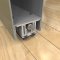 Pemko #420 Automatic Door Bottom Open applied to Hollow Metal Door