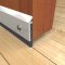Door Bottom with Sponge Neoprene Seal Surface Mounted to Wooden Interior Door