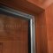 Door Gasket Applied on Wooden Door Frame 