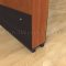 Dark Brozne Door Show with Kickplate Combination Applied on Interior Door