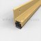 Gold Anodized Door Gasket with Magnetic Seal