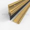 Gold Anodized Aluminum Door Bottom #29326V with Snap On Cover