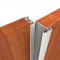 Locking Meeting Stile with Spring Bolt and Double Seals