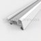 Painted White Aluminum With Pile and Silicone Seals