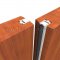 Clear Anodized Aluminum, PemkoPrene Seal In Use
