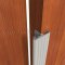 Clear Anodized Aluminum, Pile Brush Seal in use 