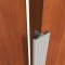 Clear Anodized Aluminum, Silicone Brush Seal
