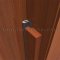 Rounded Weatherstrip in Kerf Framed Doors Barzen #WK10