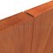 Pemko S1125 Silicone Weatherstrip Applied to Double Wooden Closed Doors