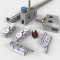 8/10/75 HUSKY Glass Clamp with 280A Track