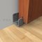 Includes Wall mounted bottom guide channel