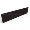 Black kickplate for door