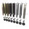 Rockwood Self Latching Flush Bolt with Bottom Fire Bolt for Wood Doors #2949