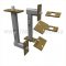 Rockwood Automatic Flush Bolt for Wood Core and Composite Doors #2962 in US10 finish