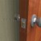 Rockwood 409 Wrought Wall Stop With Concave Bumper Applied