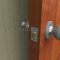 Rockwood 432W White Duraflex Concave Bumper Applied on Door 