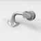 Satin Chrome Rockwood 455 Curved Roller Stop