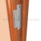 Rockwood ASA Strike in US26 finish applied to interior door
